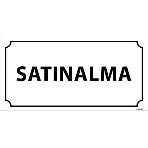 Satın Alma Levhası 12x24cm