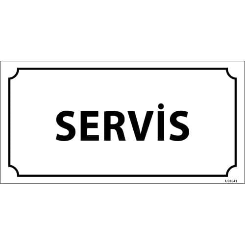Servis Levhası 12x24 cm