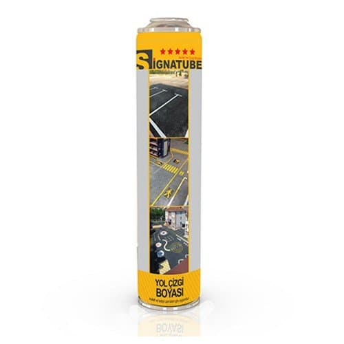 Signatube - Safetyline Yol Çizgi Sprey Boya 750 ml (6'lı Paket)