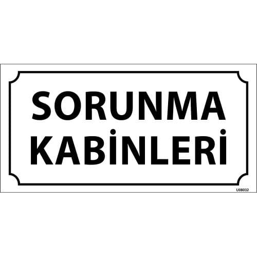 Soyunma Kabinleri Levhası 12x24 cm
