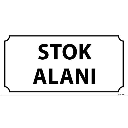 Stok Alanı Levhası 12x24 cm