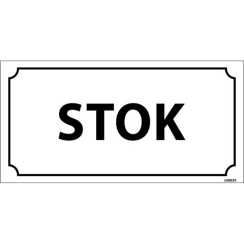 Stok Levhası 12x24 cm
