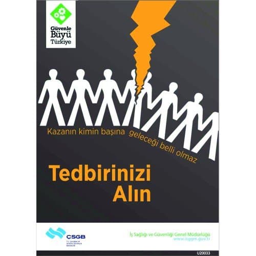 Tedbirinizi Alın Levhası 25x35 cm