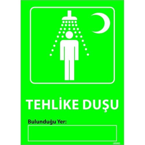 Tehlike Düşü Levhası 25x35 cm