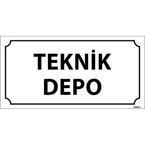 Teknik Depo Levhası 12x24 cm