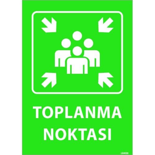Toplanma Odası Levhası 25x35 cm