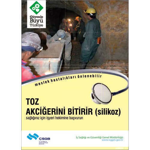 Toz Akciğerini Bitirir Levhası 25x35 cm