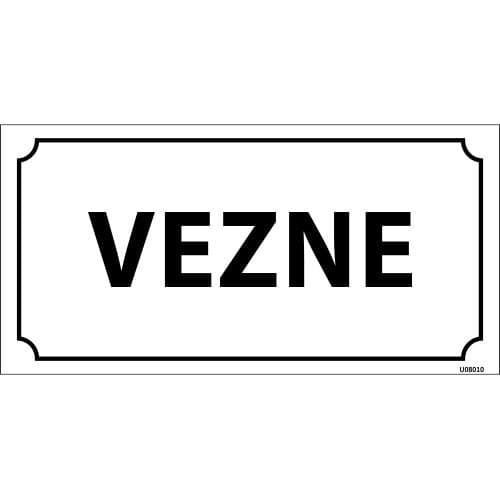 Vezne Levhası 12x24 cm