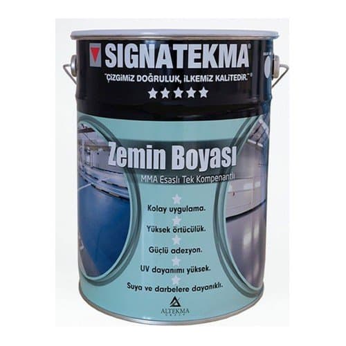 Zemin ve Yalıtım Boyası - MMA Reçine Esaslı Solvent Bazlı 20 Kg
